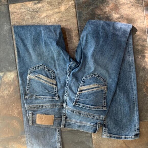 BKE Men's Blue Alec Straight Stretch Jean - Picture 2 of 2